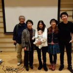 With workshop participants